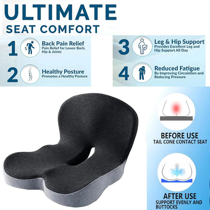 LumbarLux™ Memory Foam Pillow