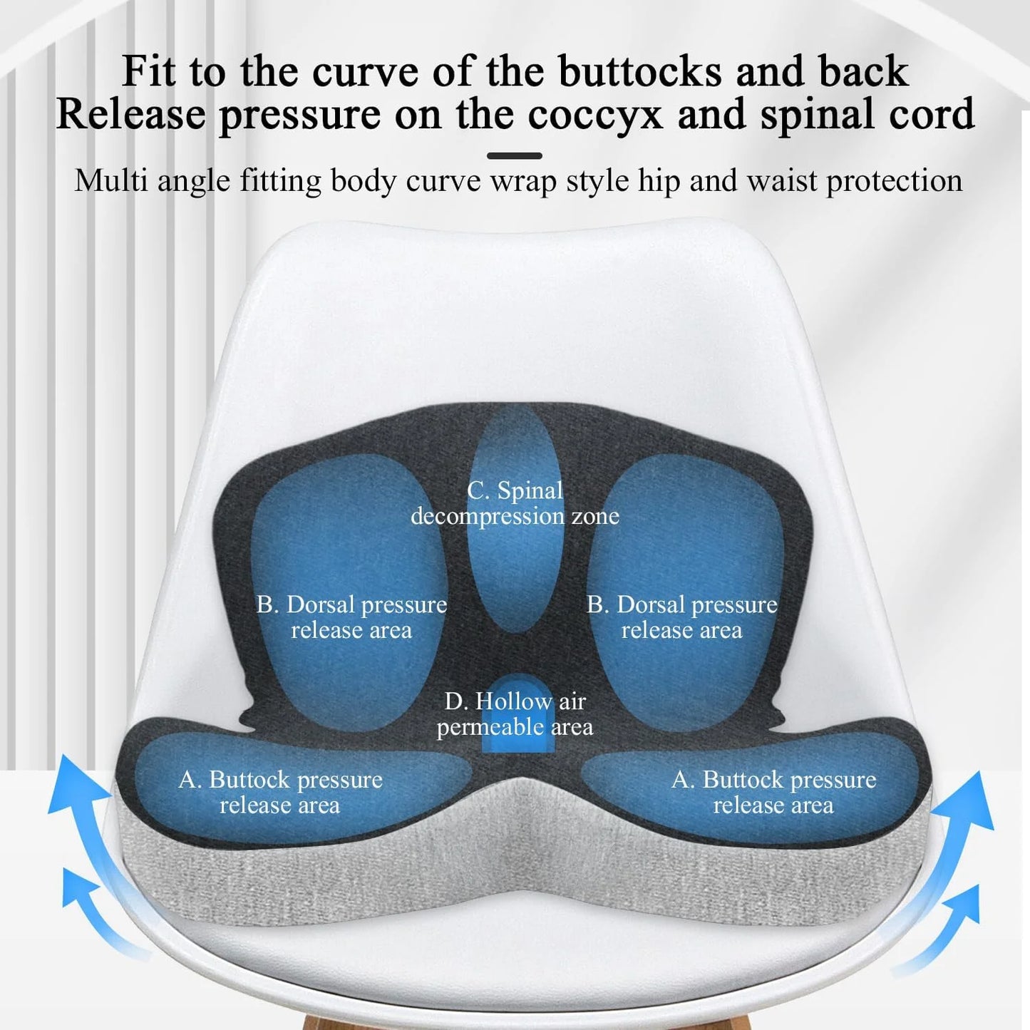 LumbarLux™ Memory Foam Pillow